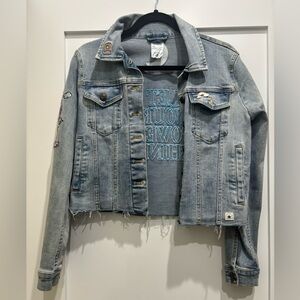 Disney Rapunzel Denim Jacket with Embroidered Details - New